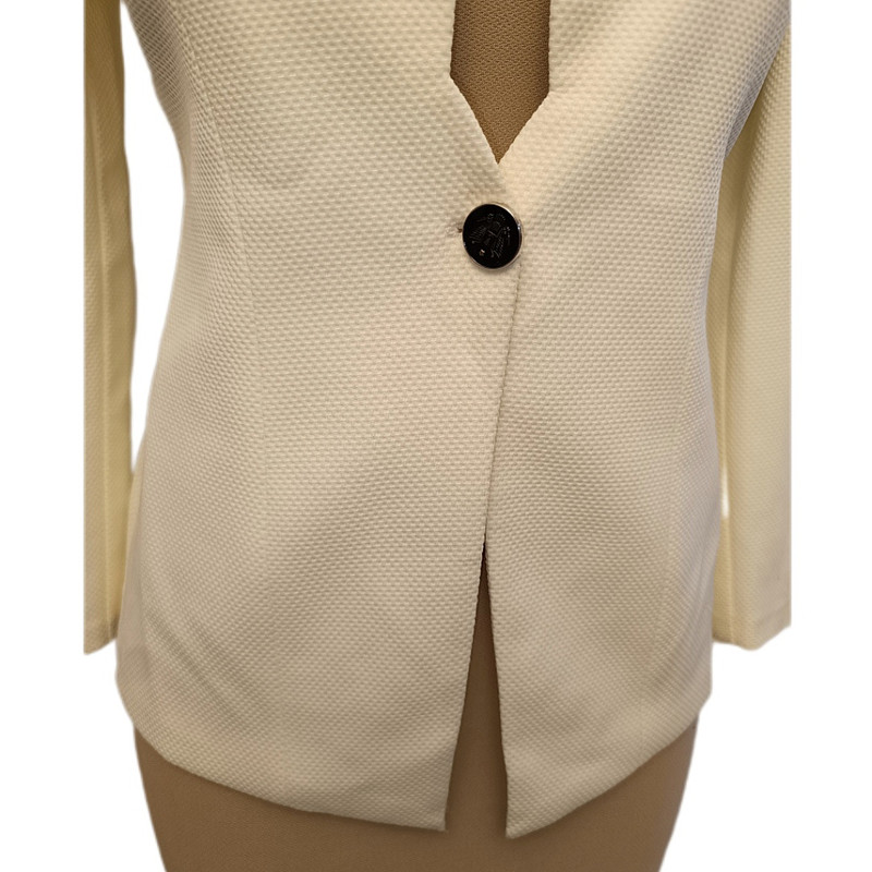 کت زنانه مدل پشت گیپور رنگ نباتی