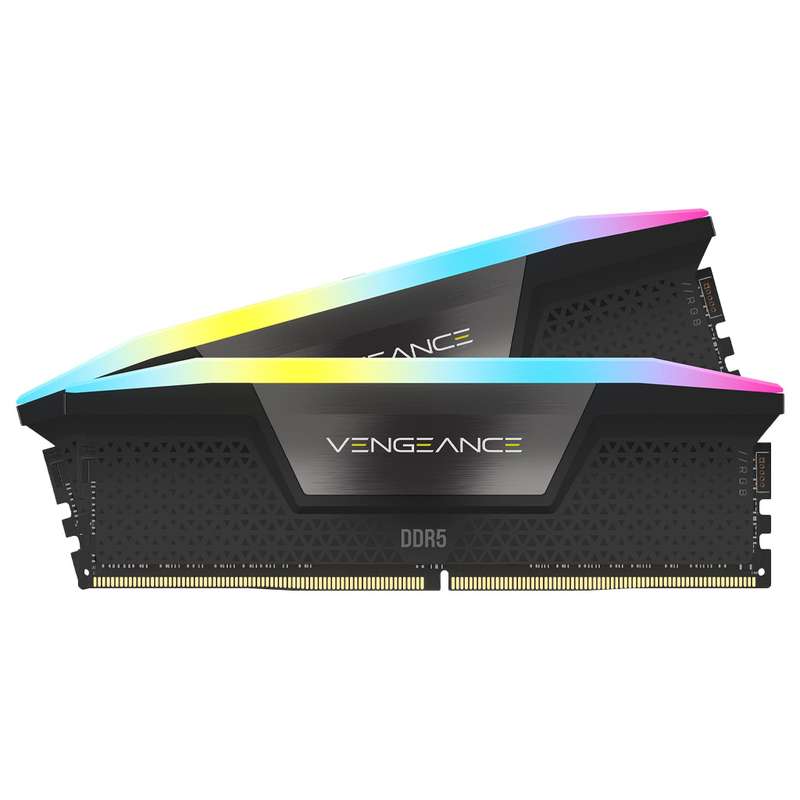 رم دسکتاپ DDR5 دو کاناله 6600 مگاهرتز CL40 کورسیر مدل VENGEANCE RGB ظرفیت 96 گیگابایت رم دسکتاپ DDR5 دو کاناله 6600 مگاهرتز CL40 کورسیر مدل VENGEANCE RGB ظرفیت 96 گیگابایت