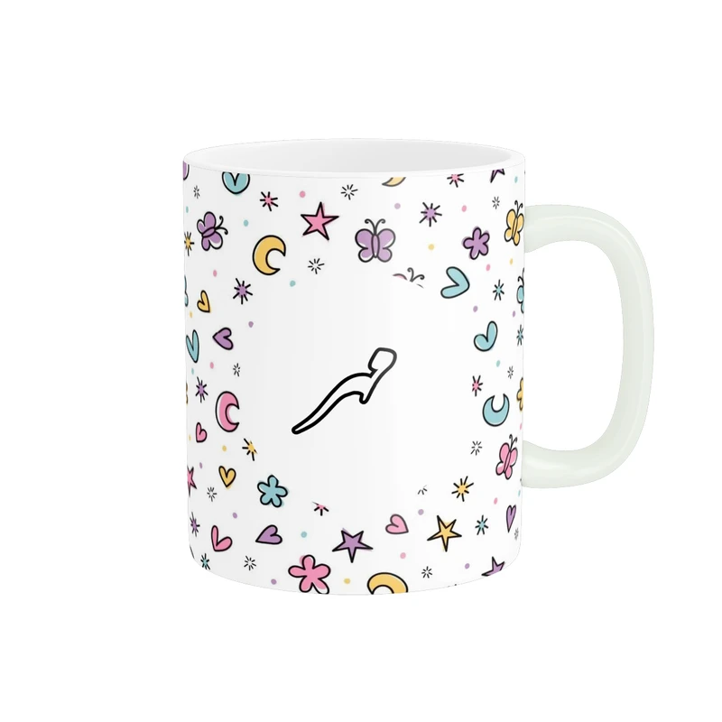 ماگ پاد آفرین مدل تولدی طرح ماه مهر کادو تولد کد p11367