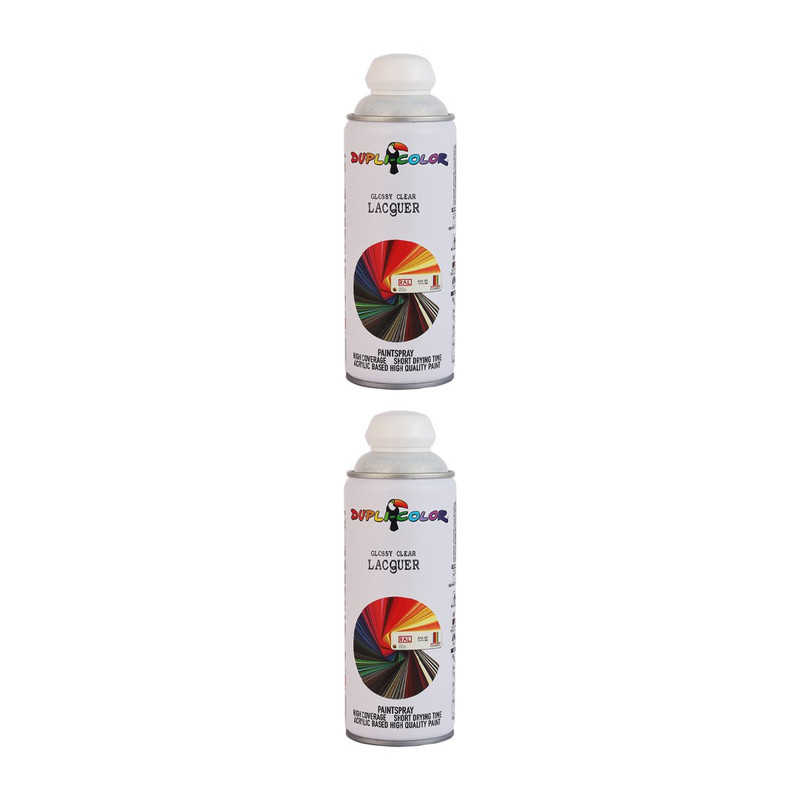 اسپری کیلر براق دوپلی کالر مدل Lacquer حجم 400 میلی لیتر مجموعه 2 عددی