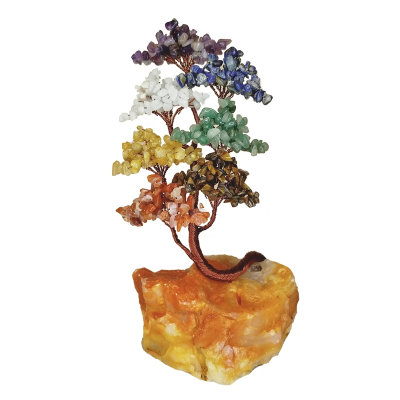 دکوری مدل درختچه سنگی هفت رنگ کد ۲۶۸