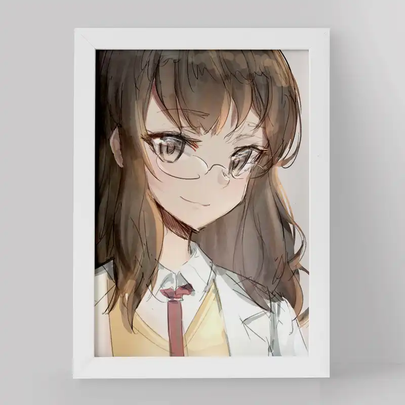 تابلو خندالو مدل ریو انیمه بانی گرل سنپای کد 16434