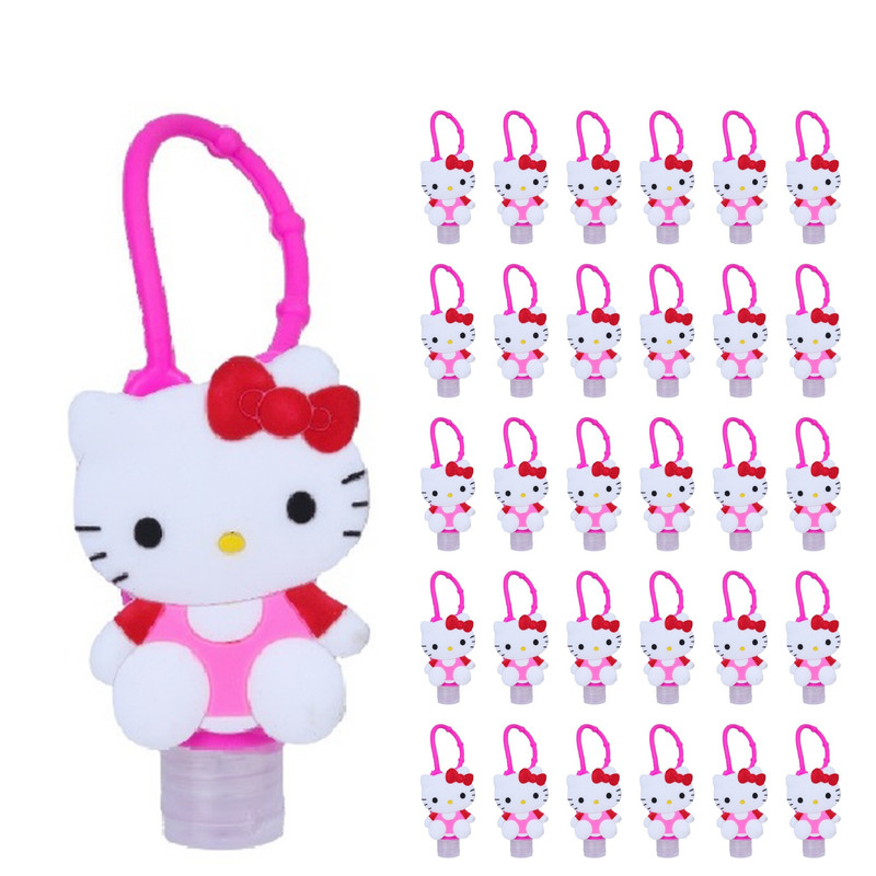 ژل ضدعفونی کننده دست آکسیکید مدل هلو کیتی آویزدار حجم 29 میلی لیتر بسته 30 عددی