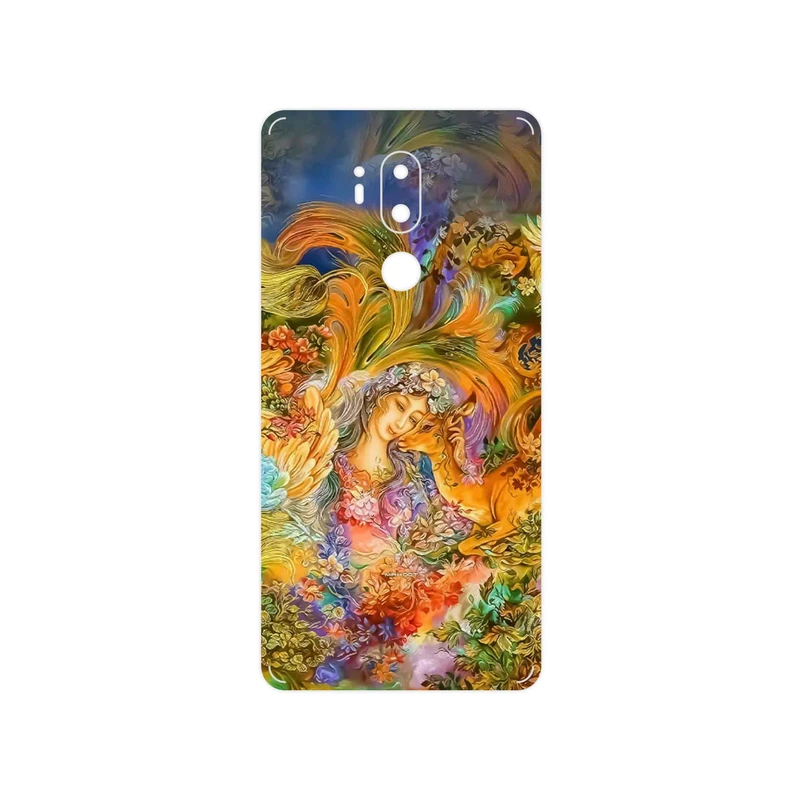 برچسب پوششی ماهوت مدل Persian miniature 3 مناسب برای گوشی موبایل ال جی G7 PLUS THINQ