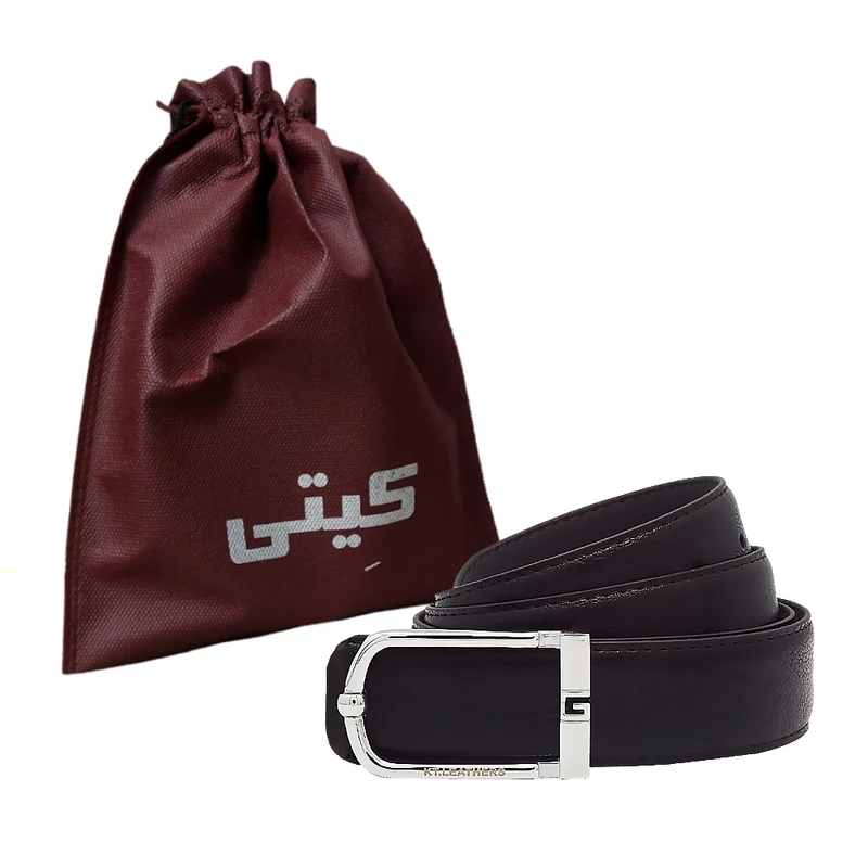 عکس شماره 9 : کمربند مردانه کیتی مدل چرم صنعتی پلاکی کد eco780in302