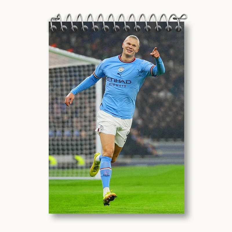 دفتر یادداشت 50 برگ خندالو مدل ارلینگ هالند (Erling Haaland) کد 36372