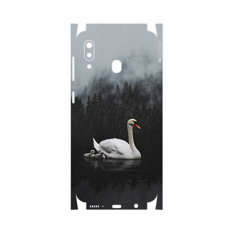 برچسب پوششی ماهوت مدل Swan Lake-FullSkin مناسب برای گوشی موبایل سامسونگ Galaxy A20