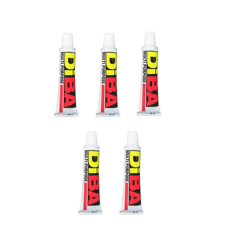 چسب سیلیکون آکواریوم دیبا کد 05 حجم ۳۰ میلی لیتر بسته 5 عددی