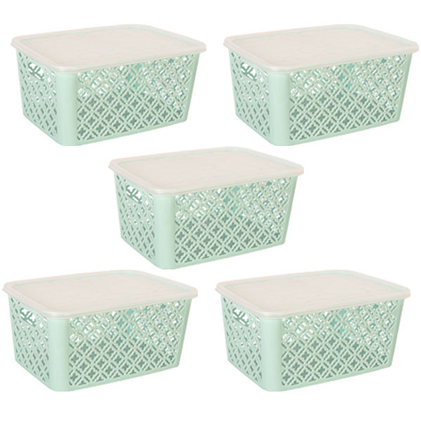 سبد نظم دهنده کابینت و یخچال مدل ALF-154 بسته 5 عددی سبد نظم دهنده کابینت و یخچال مدل ALF-154 بسته 5 عددی