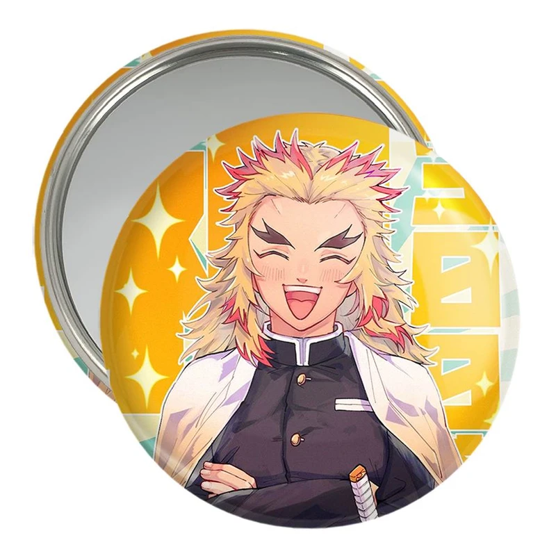 آینه جیبی خندالو مدل کیوجورو رنگوکو انیمه شیطان کش  کد 10108