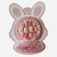 ناخن مصنوعی بچگانه مدل خرگوش بسته 12 عددی