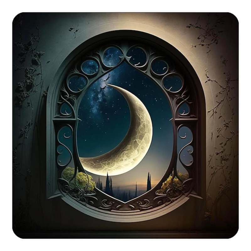 مگنت کاکتی طرح ماه و ستاره مدل mp52198