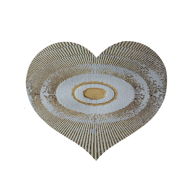 پادری مدل قلب طرح کلاسیک کد 8900 سایز 90x90 سانتی متر 