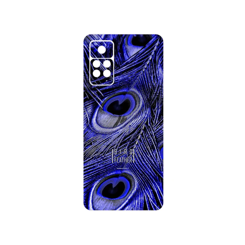 برچسب پوششی ماهوت مدل Purple Feather مناسب برای گوشی موبایل شیائومی Redmi Note 11 Pro