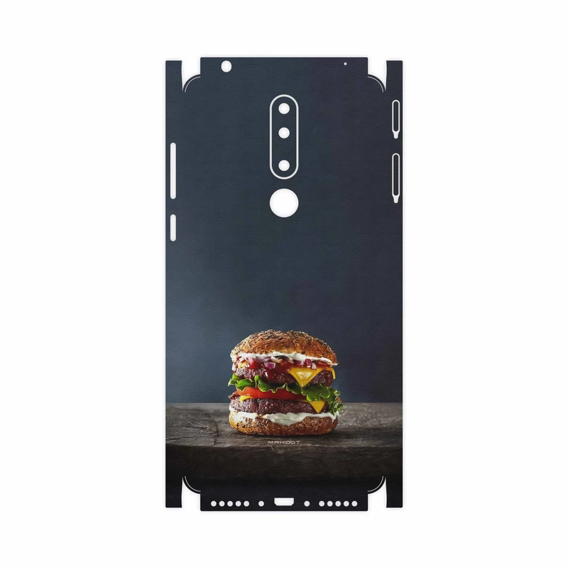 برچسب پوششی ماهوت مدل Hamburger-FullSkin مناسب برای گوشی موبایل نوکیا 3.1 Plus