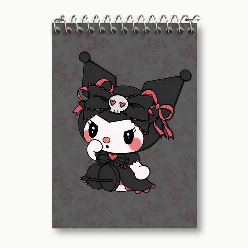 دفتر یادداشت 50 برگ خندالو طرح کرومی (Kuromi) کد N4210