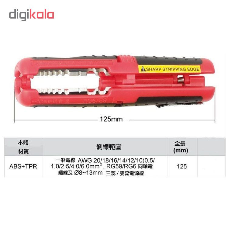 انبر سیم لخت کن پروسکیت مدل CP-511A