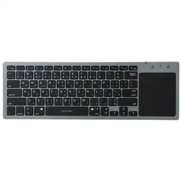 کیبورد پرودو مدل PD-WKBTP-GY With Touchpad