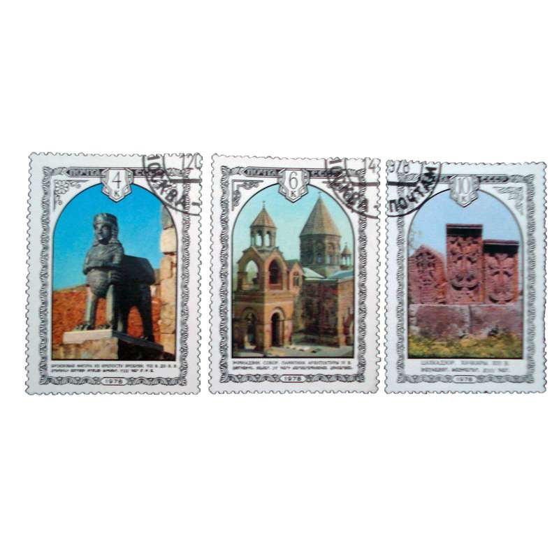 تمبر یادگاری مدل یادبود کد bc-1852 مجموعه 3 عددی