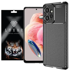 Luxar carbon fiber Cover For Xiaomi Redmi Note12 4G