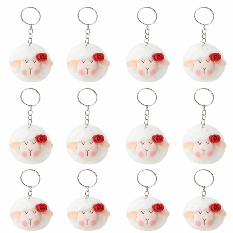 جاکلیدی دخترانه عروسکی مدل ببعی بسته 12 عددی