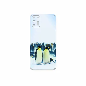 MAHOOT Penguin Cover Sticker for Motorola Moto G9 Plus