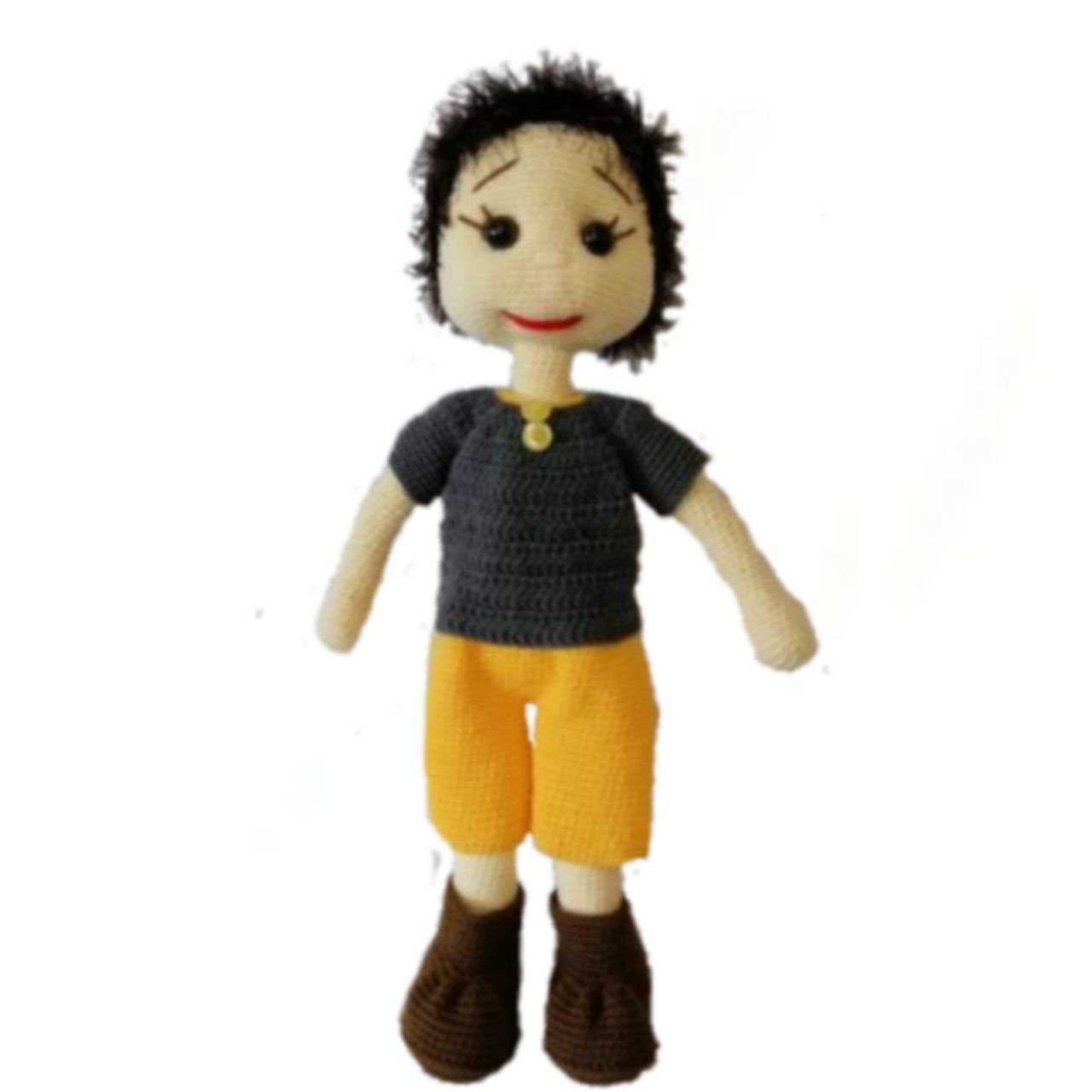 عروسک بافتنی طرح پسر