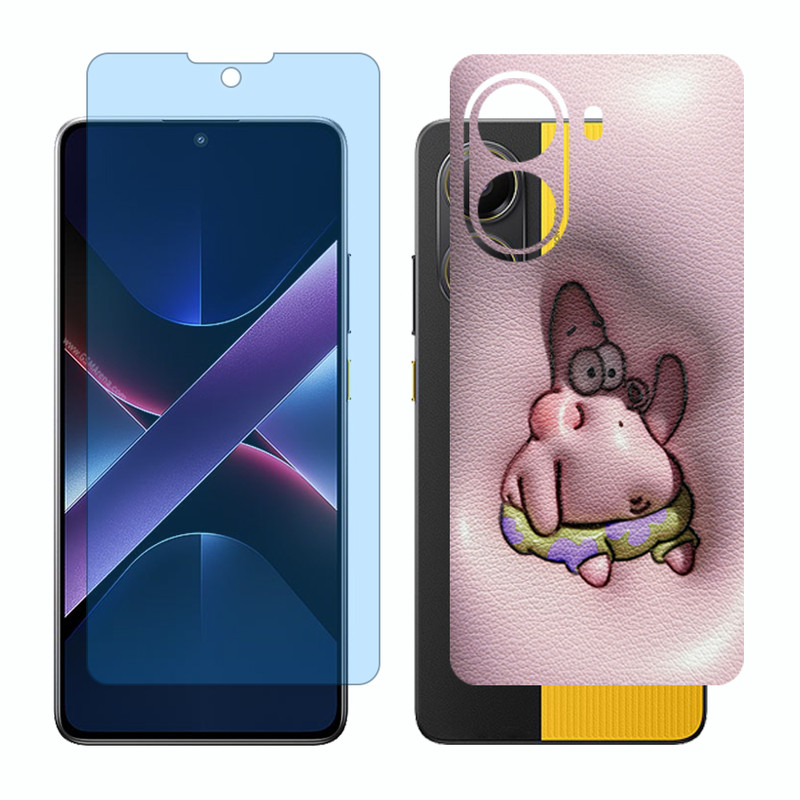 محافظ صفحه نمایش آنتی بلو گلس مدل Together مناسب برای گوشی موبایل شیائومی Poco X7 Pro به همراه برچسب پوششی