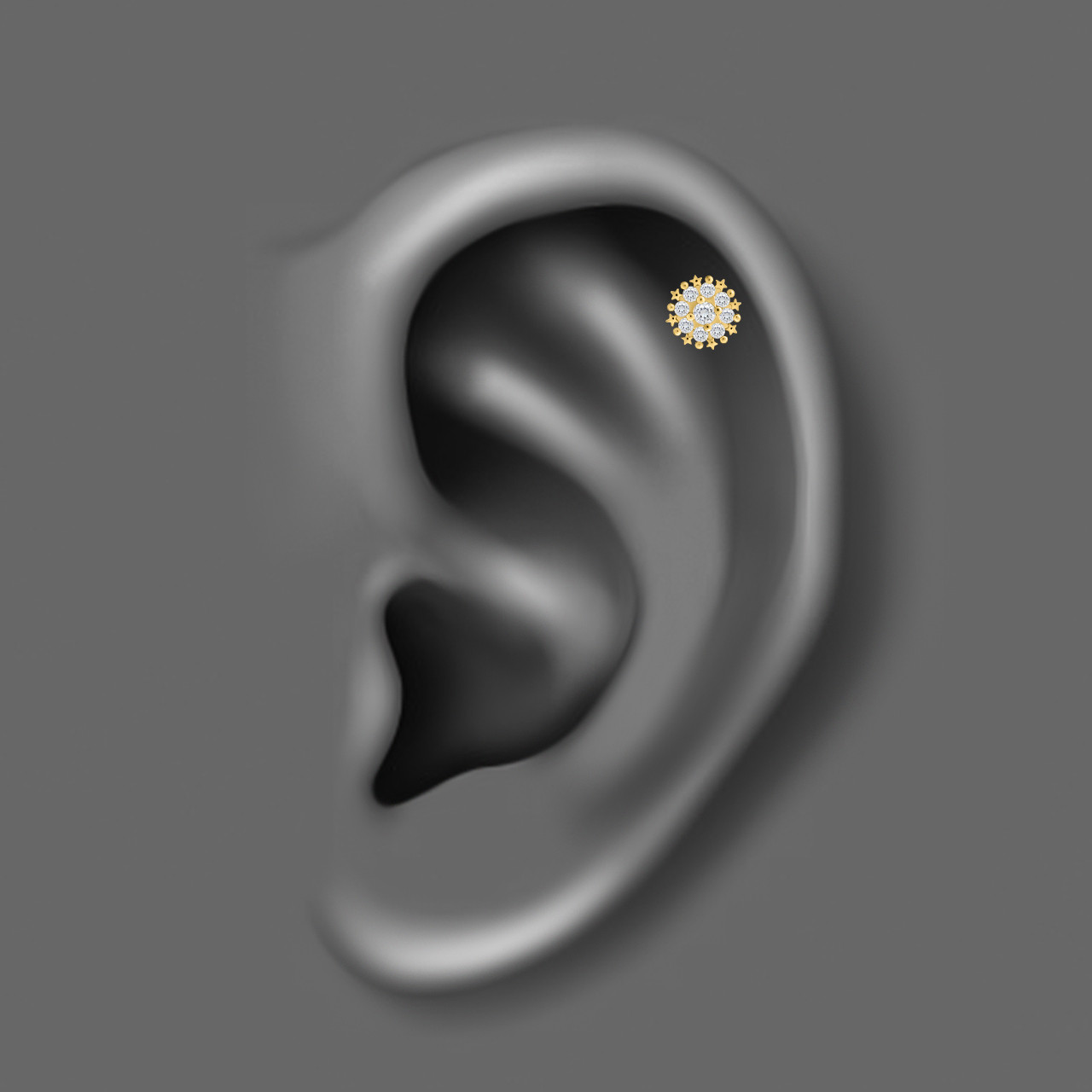 پیرسینگ گوش زنانه اقلیمه مدل HS159