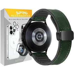 Sprig SIC Magnetic Leather TW Band For Glorimi M1 Pro / M2 Pro / GS1 Pro / GR1 / Calling Watch M2 / M2 Max