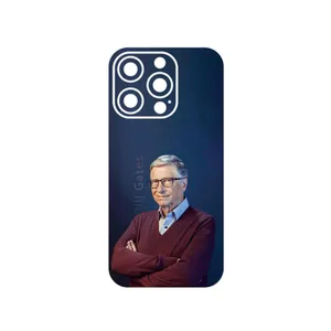 MAHOOT Bill_Gates Cover Sticker for Apple iPhone 14 Pro