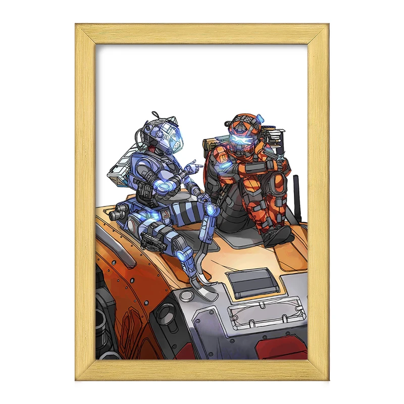 تابلو خندالو طرح بازی تایتان فال (Titanfall) کد 32590