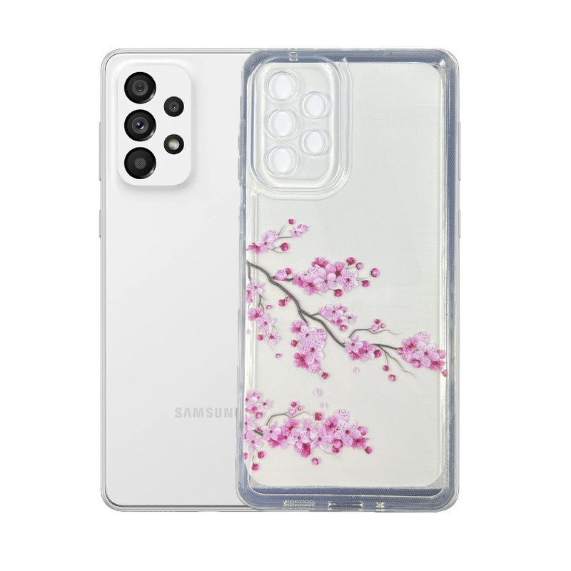 کاور طرح شکوفه گیلاس مناسب برای گوشی موبایل سامسونگ Galaxy A52