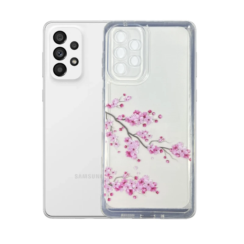 کاور طرح شکوفه گیلاس مناسب برای گوشی موبایل سامسونگ Galaxy A73