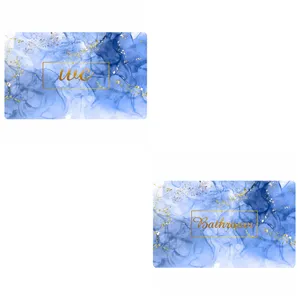 پادری مدل سه لایه رویه مخمل طرح حمام و سرویس بهداشتی کد 41920 مجموعه دو عددی