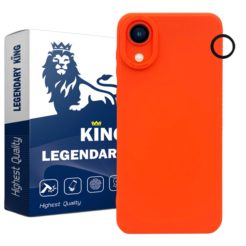  کاور لاین کینگ مدل Silikoni2022 مناسب برای گوشی موبایل سامسونگ Galaxy A03 Core به همراه  محافظ لنز