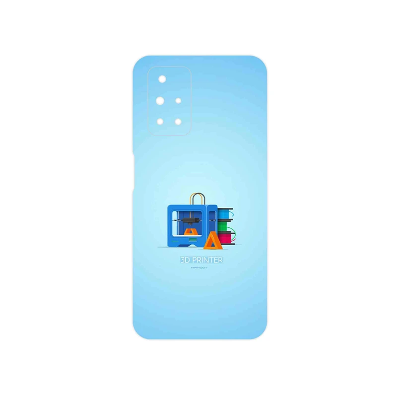 برچسب پوششی ماهوت مدل 3D Printer مناسب برای گوشی موبایل شیائومی Redmi 10