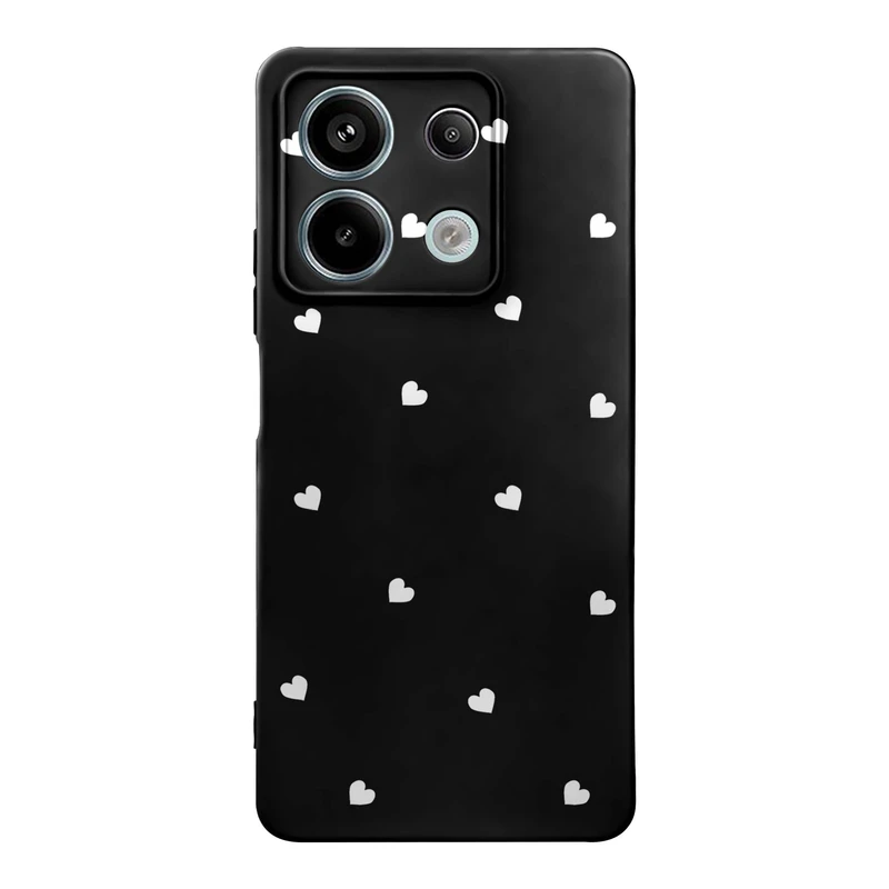 کاور قاب گارد طرح قلب سفید کد s10976 مناسب برای گوشی موبایل شیائومی Redmi Note 13 Pro 5G