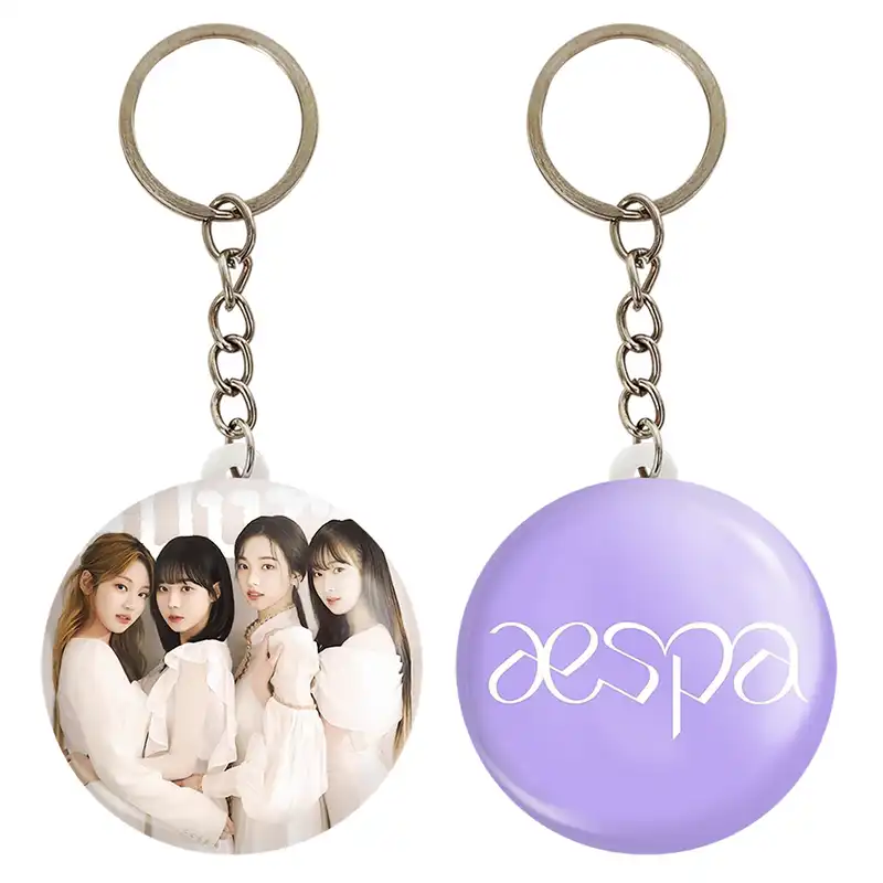 جاکلیدی خندالو مدل گروه آسپا Aespa کد 1974919756 مجموعه 2 عددی