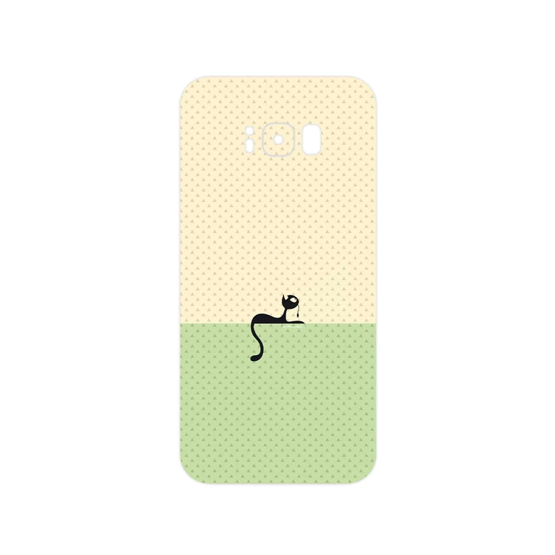 برچسب پوششی ماهوت مدل Minimal Internet Cat Icon مناسب برای گوشی موبایل سامسونگ Galaxy S8 Plus