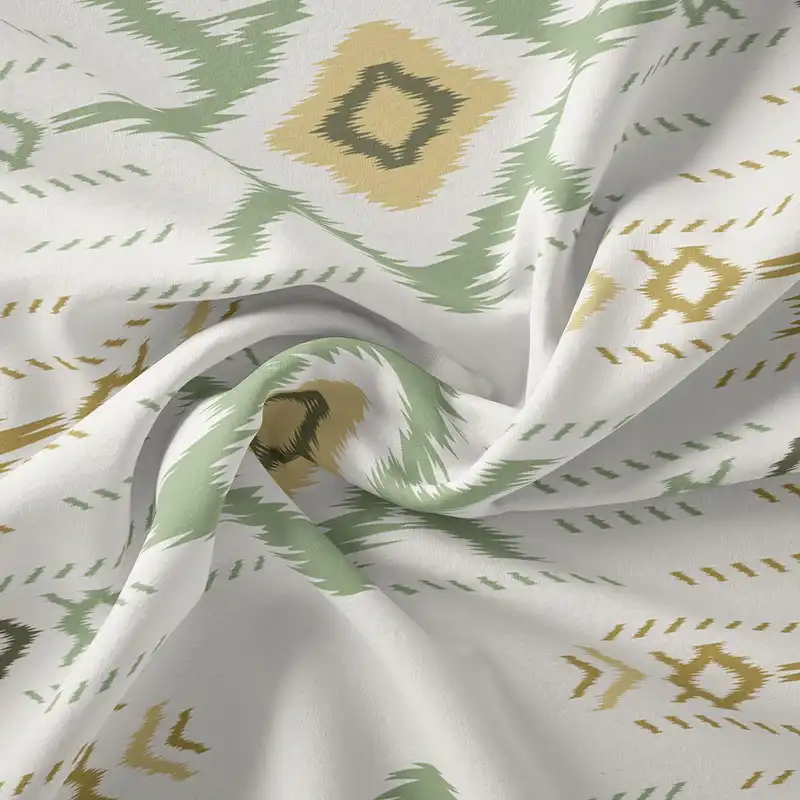 پارچه لباس پارچه باما مدل کرپ بوگاتی طرح آفریقایی کد 6011493