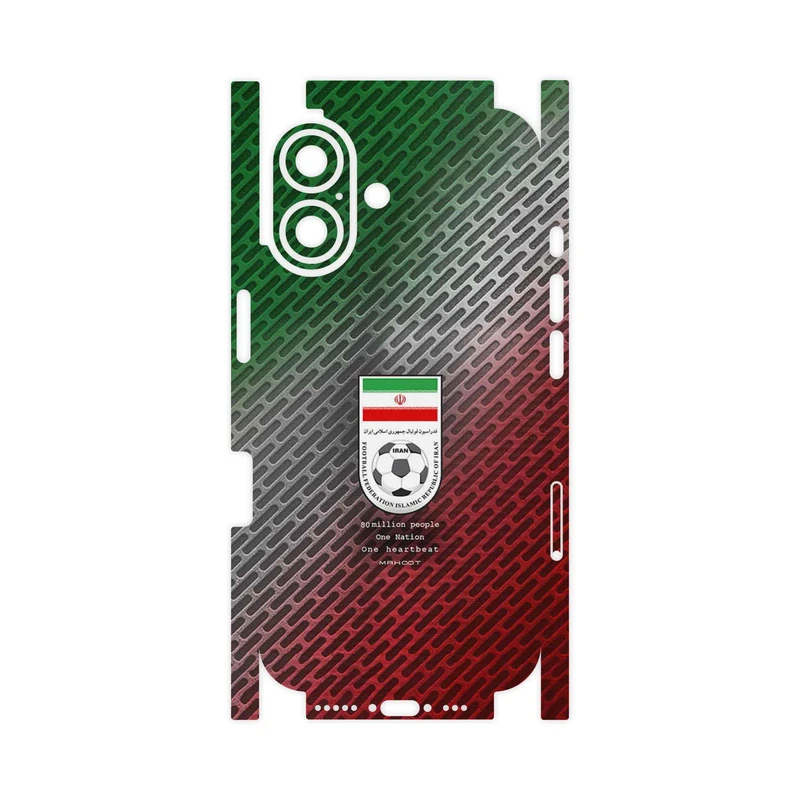 برچسب پوششی ماهوت مدل Iran_National_Football_Team-FullSkin مناسب برای گوشی موبایل اپل iPhone 16