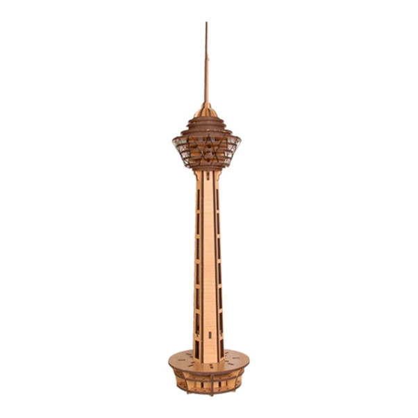 ساختنی مدل ماکت چوبی برج میلاد کد M111