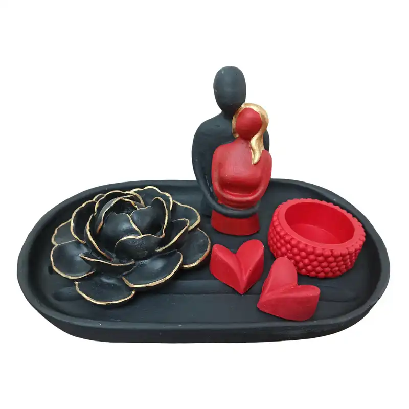 ست جاعودی و جاشمعی مدل زوج کد 254