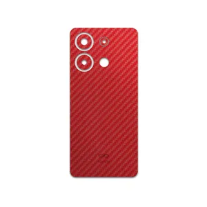 MAHOOT Red-Fiber Cover Sticker for Xiaomi Redmi Note 13 4G