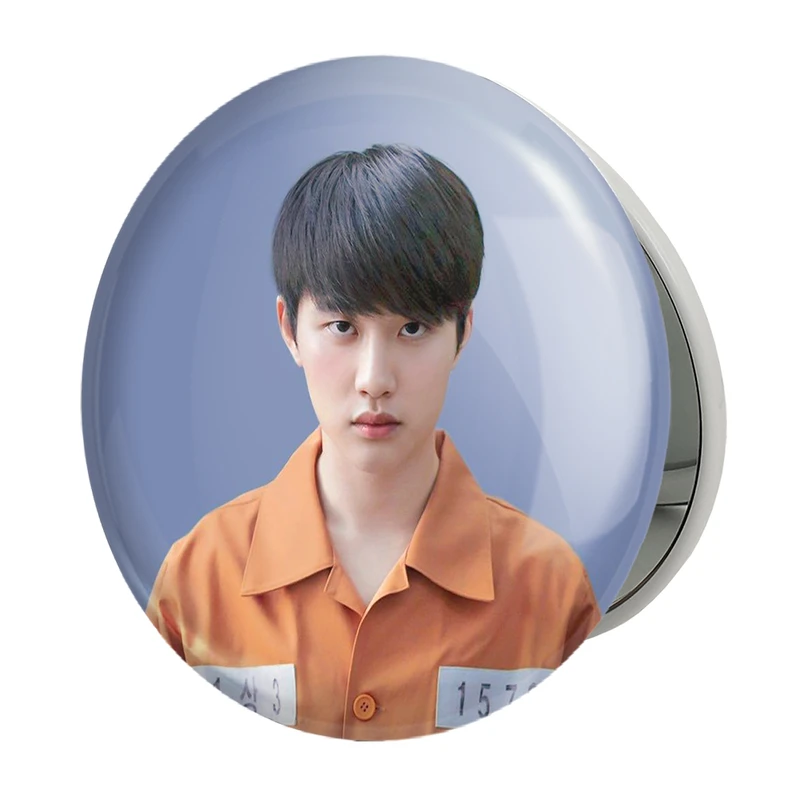 آینه جیبی خندالو طرح دی.او گروه اکسو EXO مدل تاشو کد 13367 