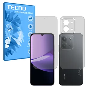 Tecno Resistant model matte screen protector suitable for Xiaomi Redmi 15C 4G Mobile phone along with the back protector