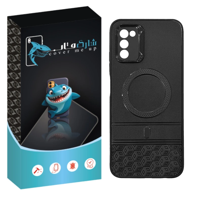 کاور شارک قاب مدل تاس مناسب برای گوشی موبایل سامسونگ Galaxy A02s / A03s