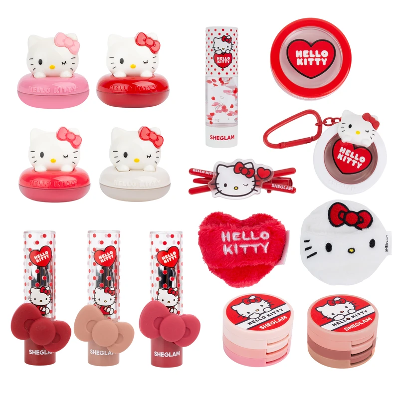 مجموعه آرایشی شیگلم مدل Hello Kitty بسته 15 عددی
