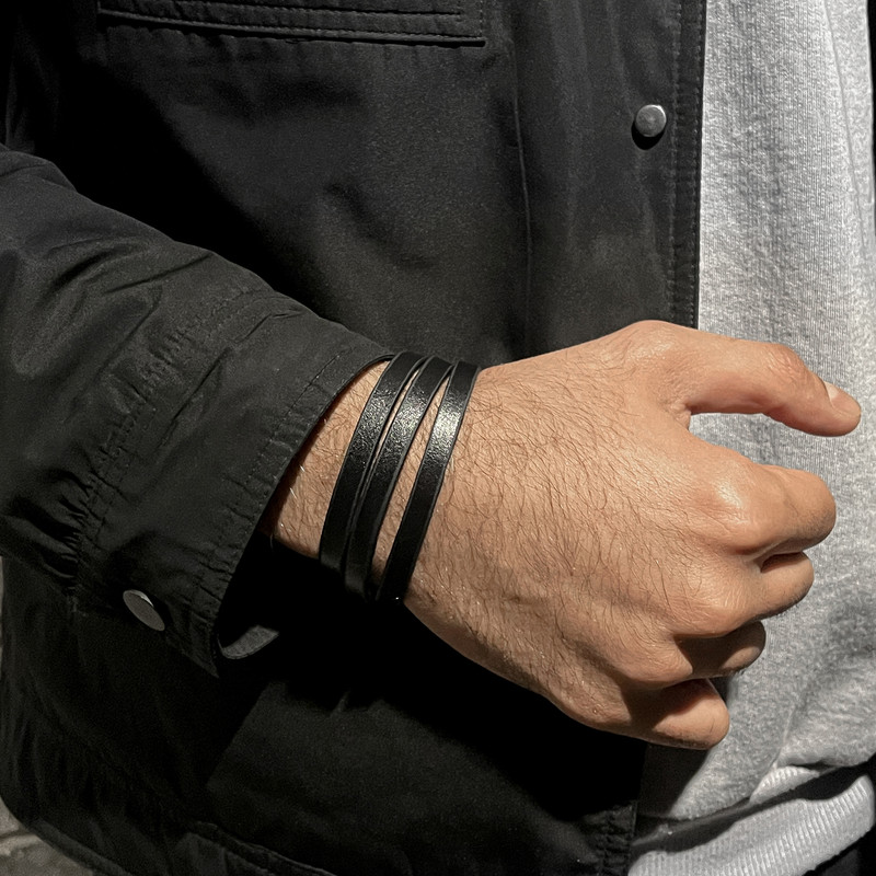 دستبند چرم لانکا مدل BB-33